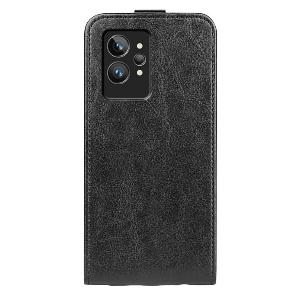 Lederhüllen Für Realme GT2 Pro Flip Case Vertikale Klappe