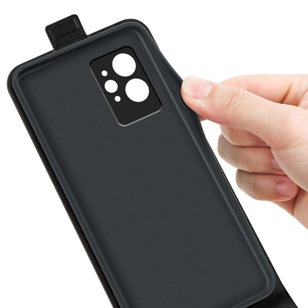 Lederhüllen Für Realme GT2 Pro Flip Case Vertikale Klappe