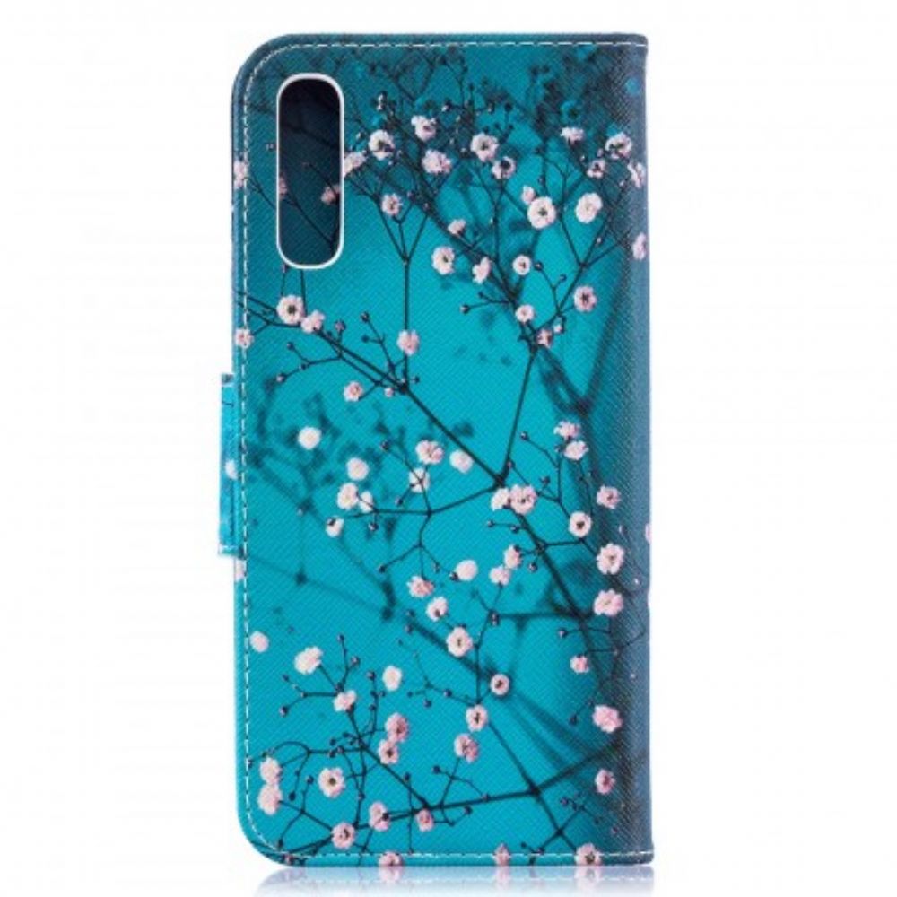 Flip Case Für Samsung Galaxy A50 Blühender Baum