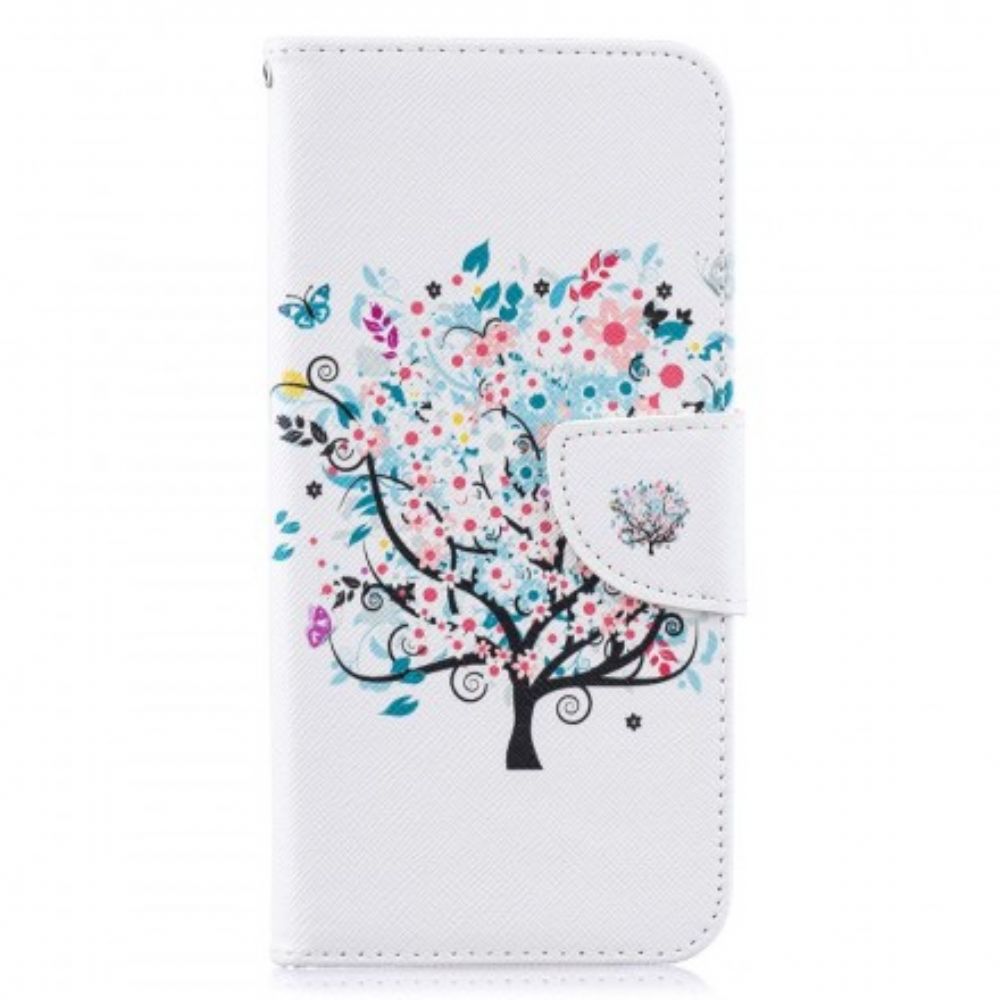 Flip Case Für Samsung Galaxy A50 Blumiger Baum