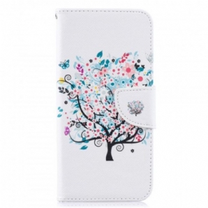 Flip Case Für Samsung Galaxy A50 Blumiger Baum