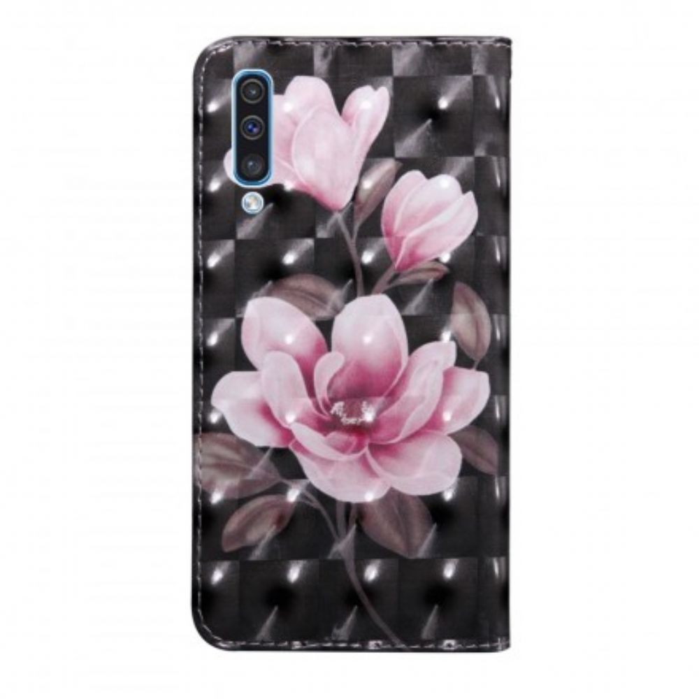 Flip Case Für Samsung Galaxy A50 Blütenblumen