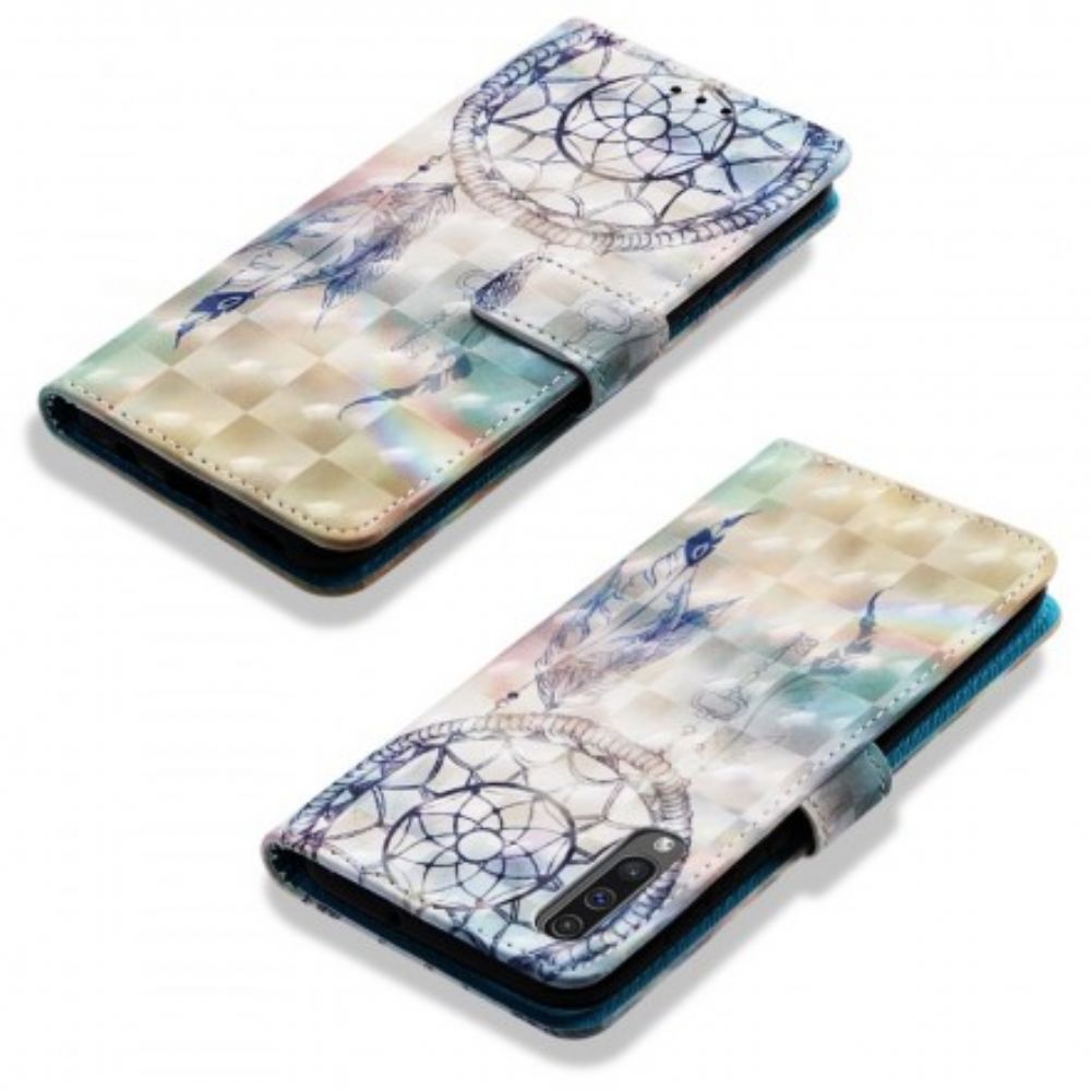 Flip Case Für Samsung Galaxy A50 Pastellfarbener Traumfänger