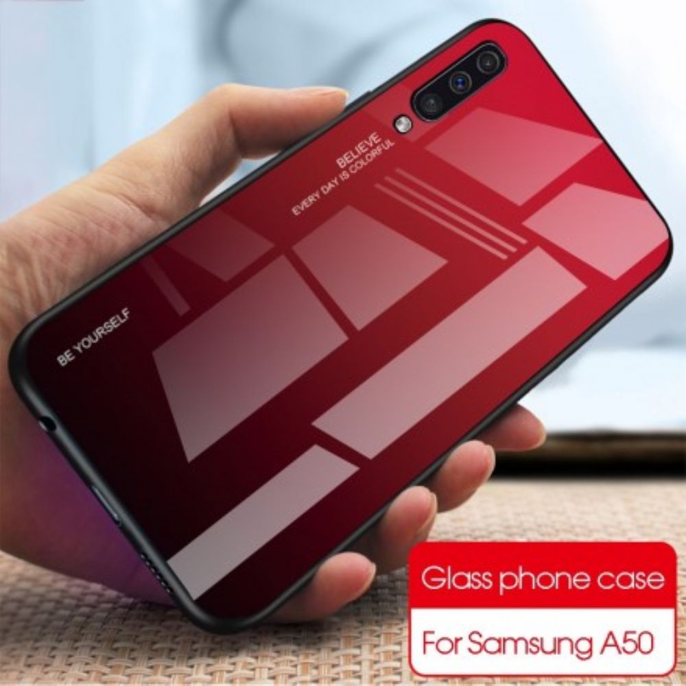 Handyhülle Für Samsung Galaxy A50 Galvanisierte Farbe