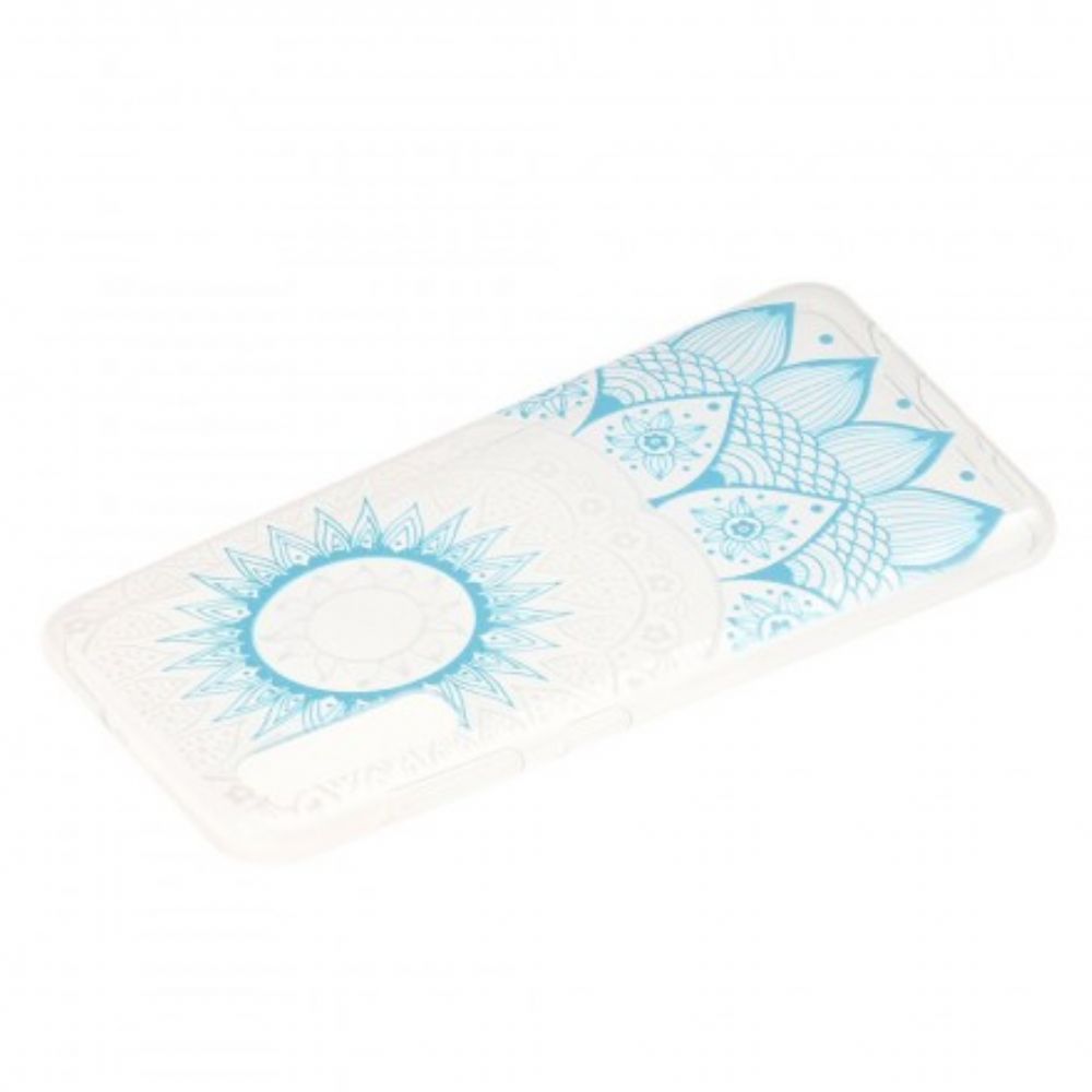 Handyhülle Für Samsung Galaxy A50 Transparent Farbiges Mandala