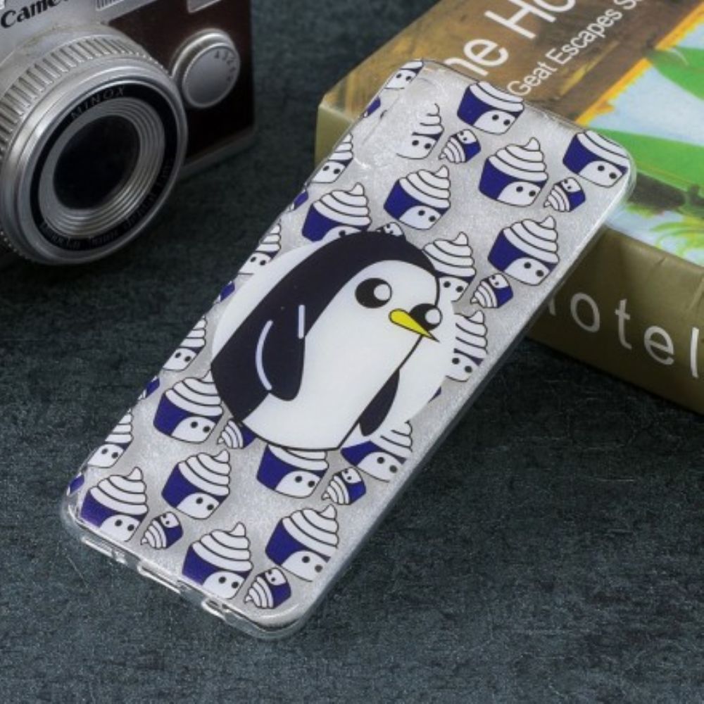 Handyhülle Für Samsung Galaxy A50 Transparente Pinguine