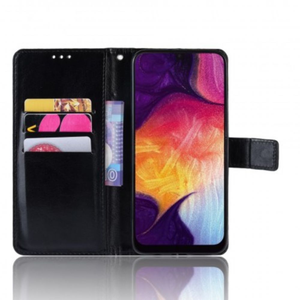 Lederhüllen Für Samsung Galaxy A50 Kunstleder Quadratisch