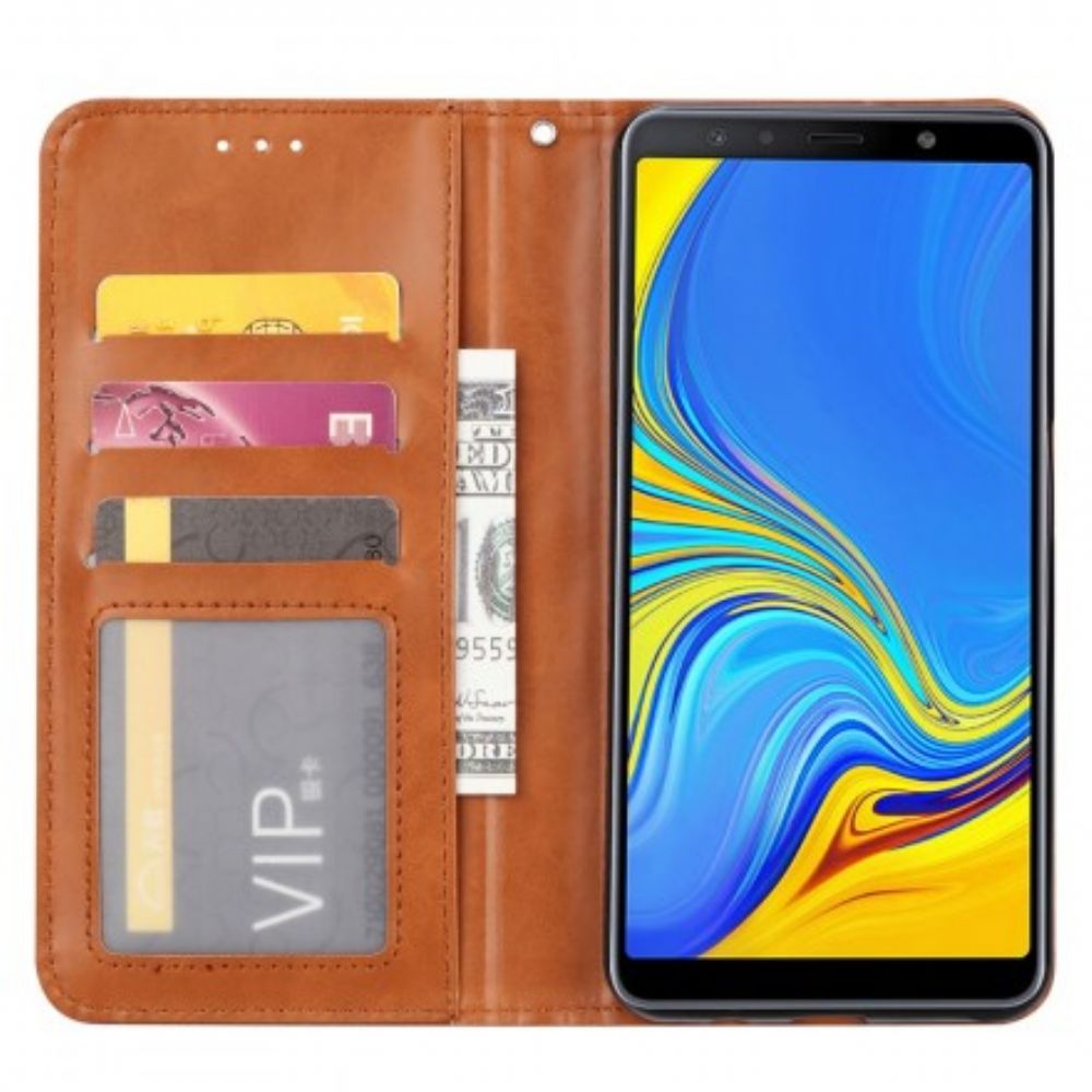 Schutzhülle Für Samsung Galaxy A50 Flip Case Kartenetui Aus Kunstleder