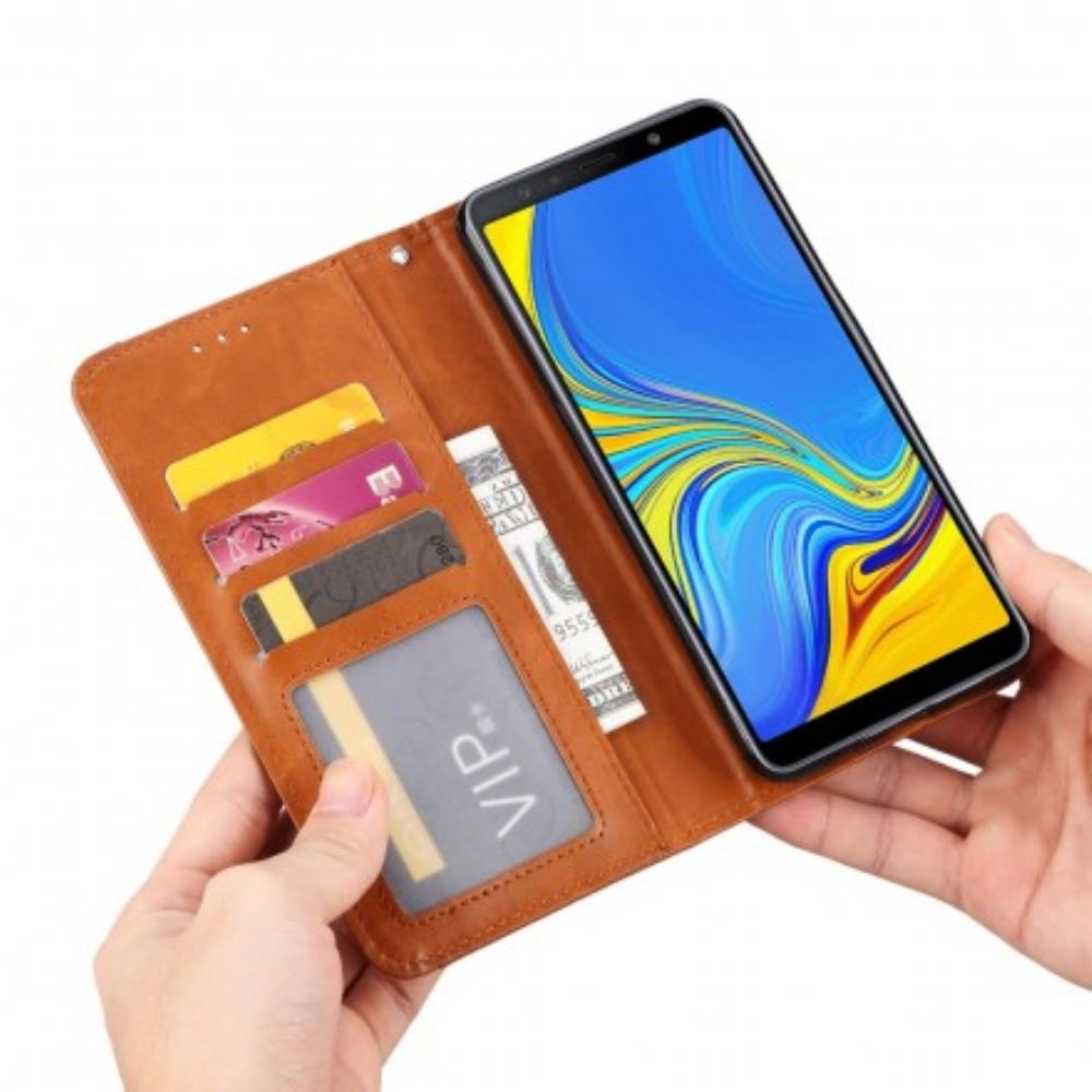 Schutzhülle Für Samsung Galaxy A50 Flip Case Kartenetui Aus Kunstleder