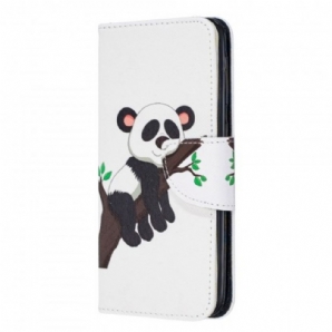 Flip Case Für Samsung Galaxy A20e Fauler Panda