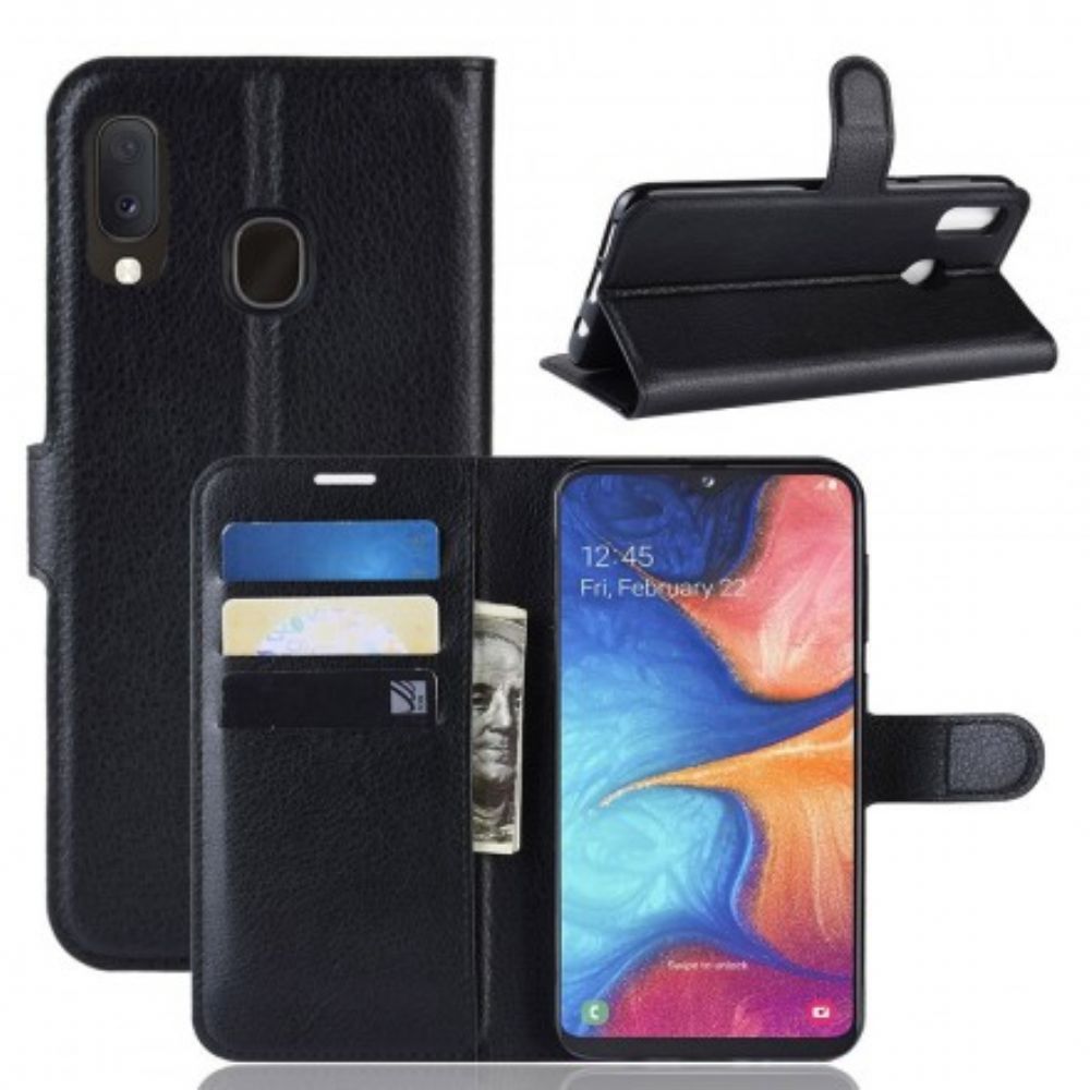 Flip Case Für Samsung Galaxy A20e Klassisch