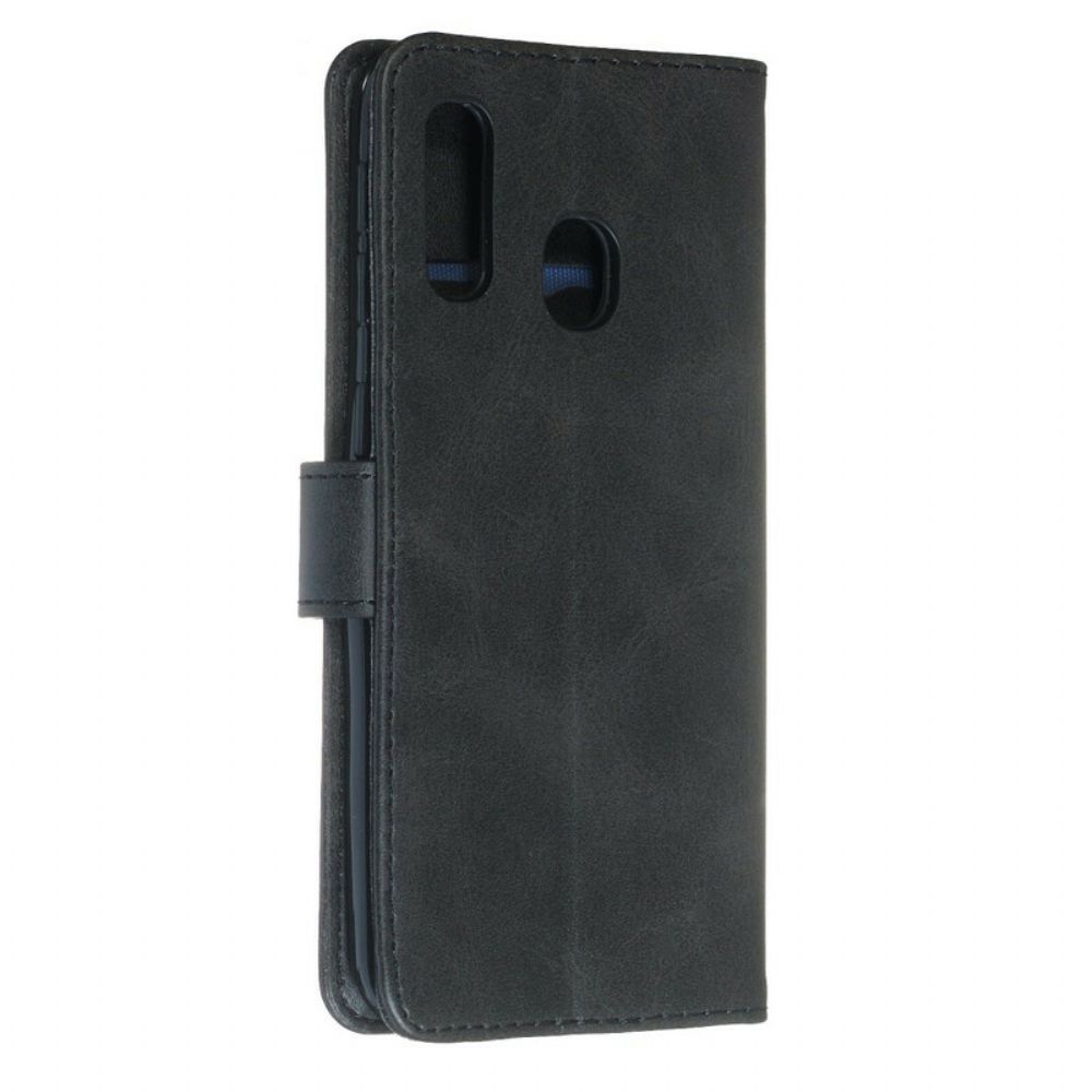 Flip Case Für Samsung Galaxy A20e Vintage Geldbörse