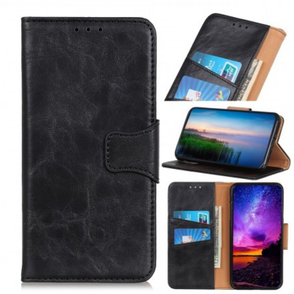 Lederhüllen Für Samsung Galaxy A20e Flip Case Doppelseitige Magnetklappe