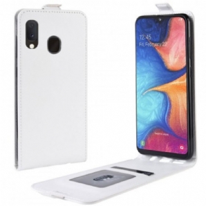 Lederhüllen Für Samsung Galaxy A20e Flip Case Faltbarer Ledereffekt