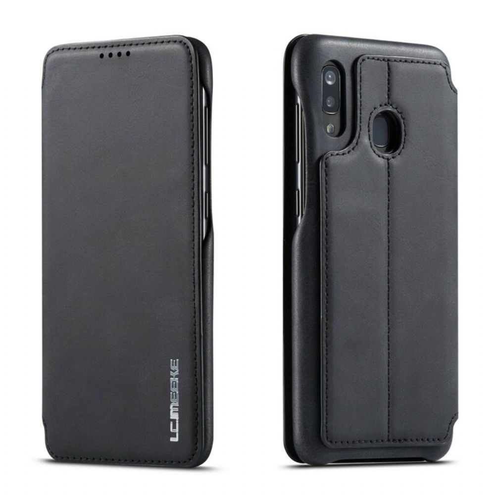 Schutzhülle Für Samsung Galaxy A20e Flip Case Lc.imeeke Ledereffekt