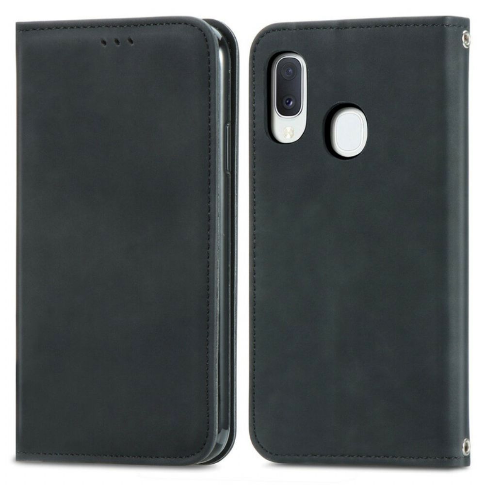 Schutzhülle Für Samsung Galaxy A20e Flip Case Vintage Kunstleder