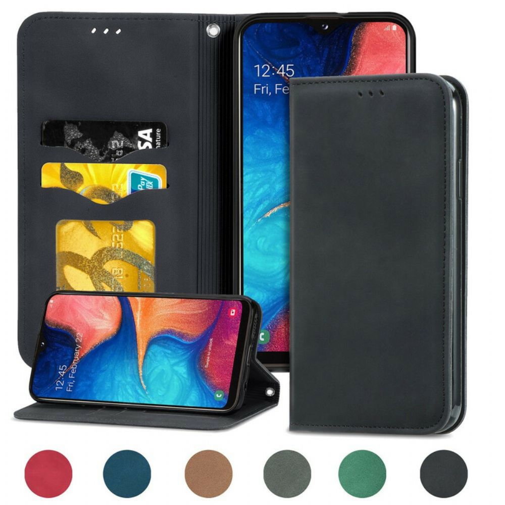 Schutzhülle Für Samsung Galaxy A20e Flip Case Vintage Kunstleder