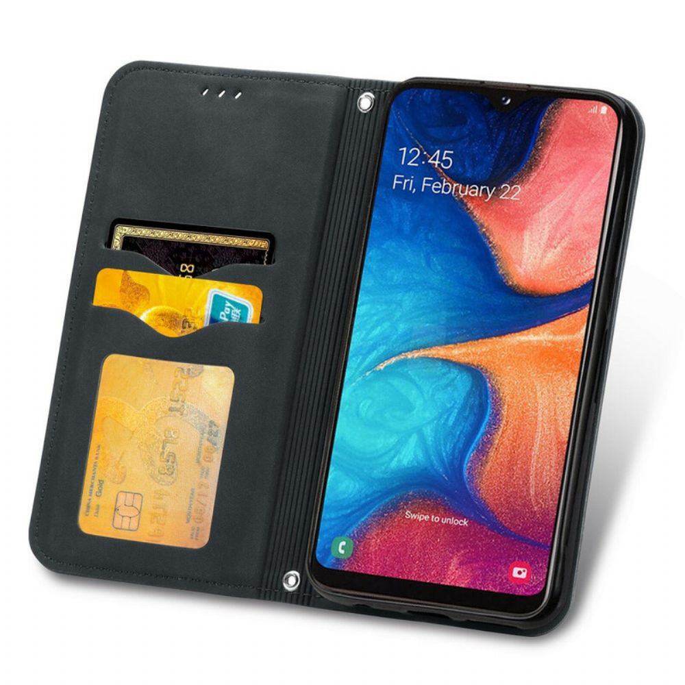 Schutzhülle Für Samsung Galaxy A20e Flip Case Vintage Kunstleder