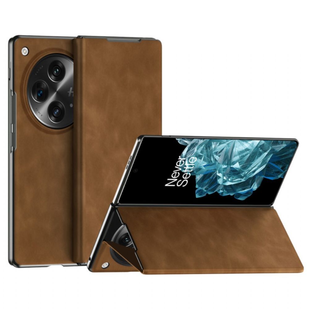 Flip Case Oneplus Open Handyhülle Nappaleder