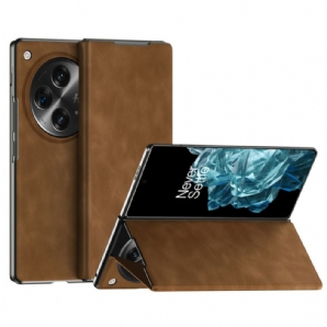 Flip Case Oneplus Open Handyhülle Nappaleder