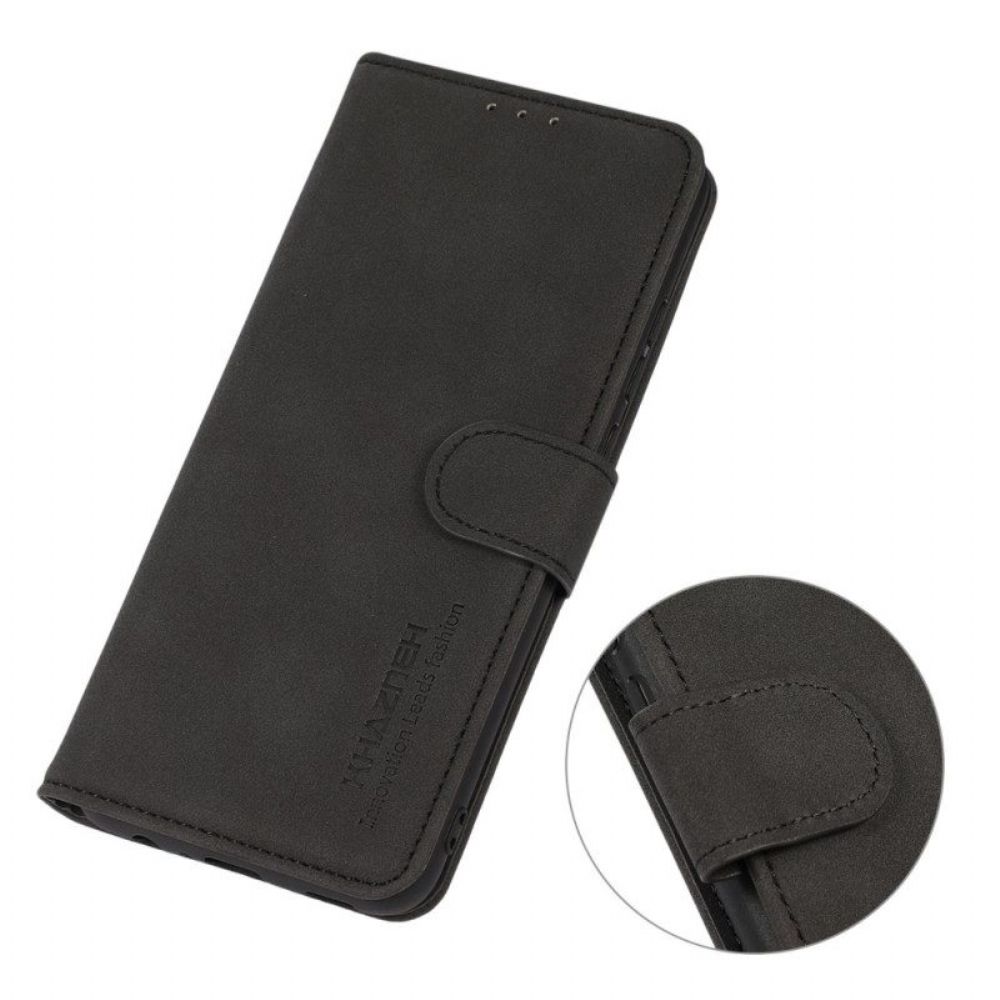 Flip Case Für Xiaomi Redmi Note 12 Pro Plus Khazneh Modischer Ledereffekt