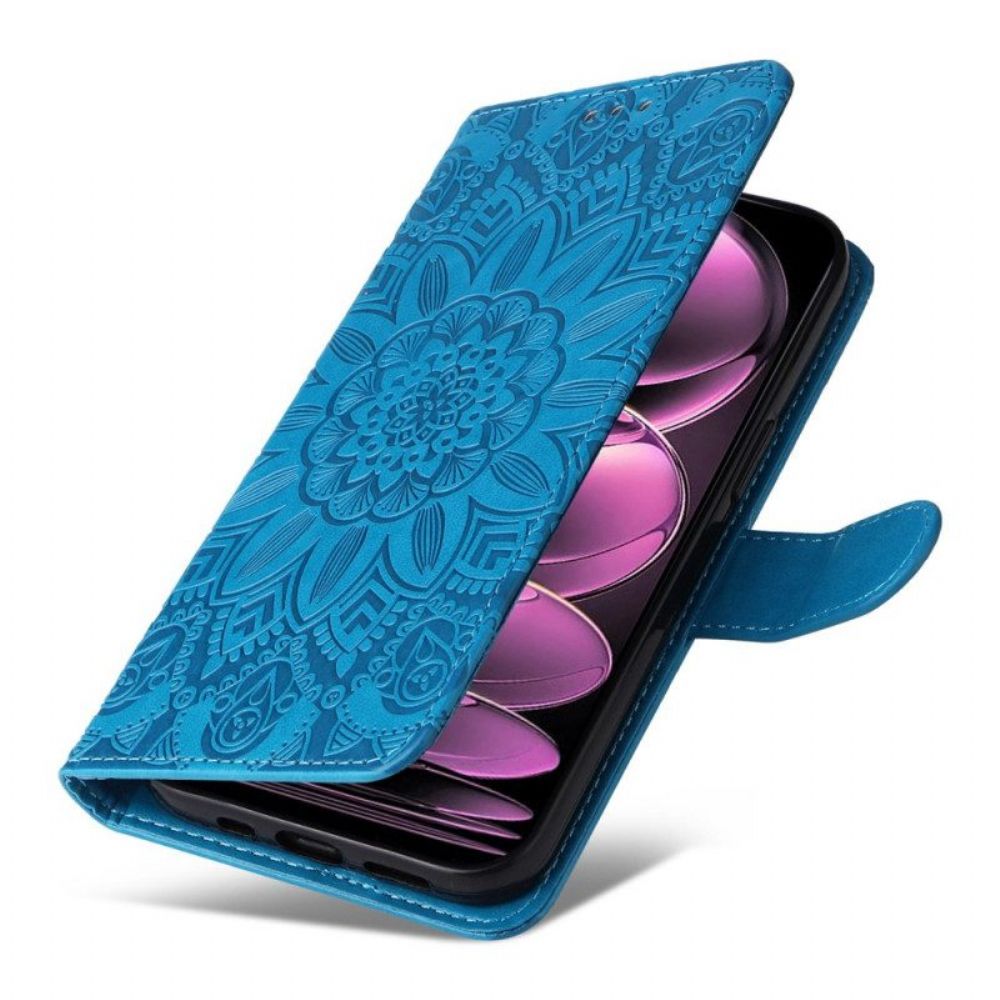 Flip Case Für Xiaomi Redmi Note 12 Pro Plus Mit Kordel Mandala-dekoration Mit Riemen