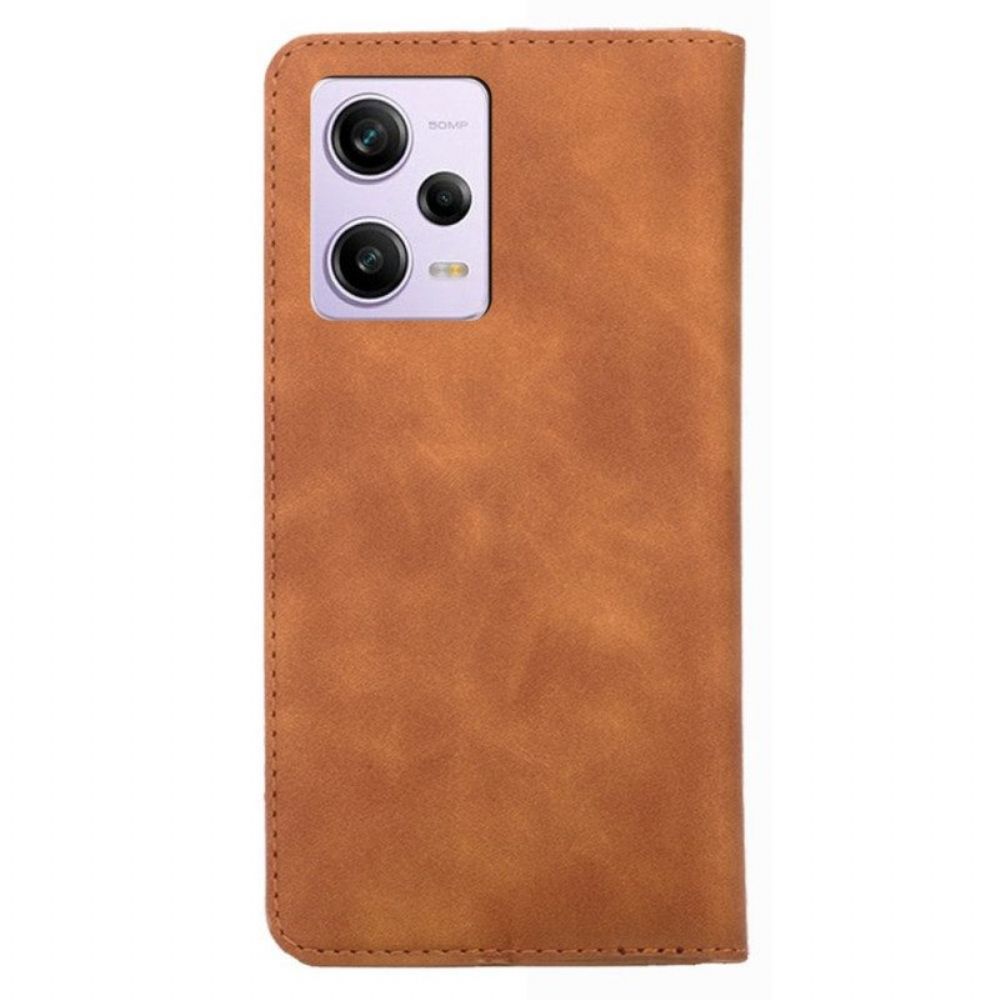 Schutzhülle Für Poco X5 Pro 5G Flip Case Vintage-serie