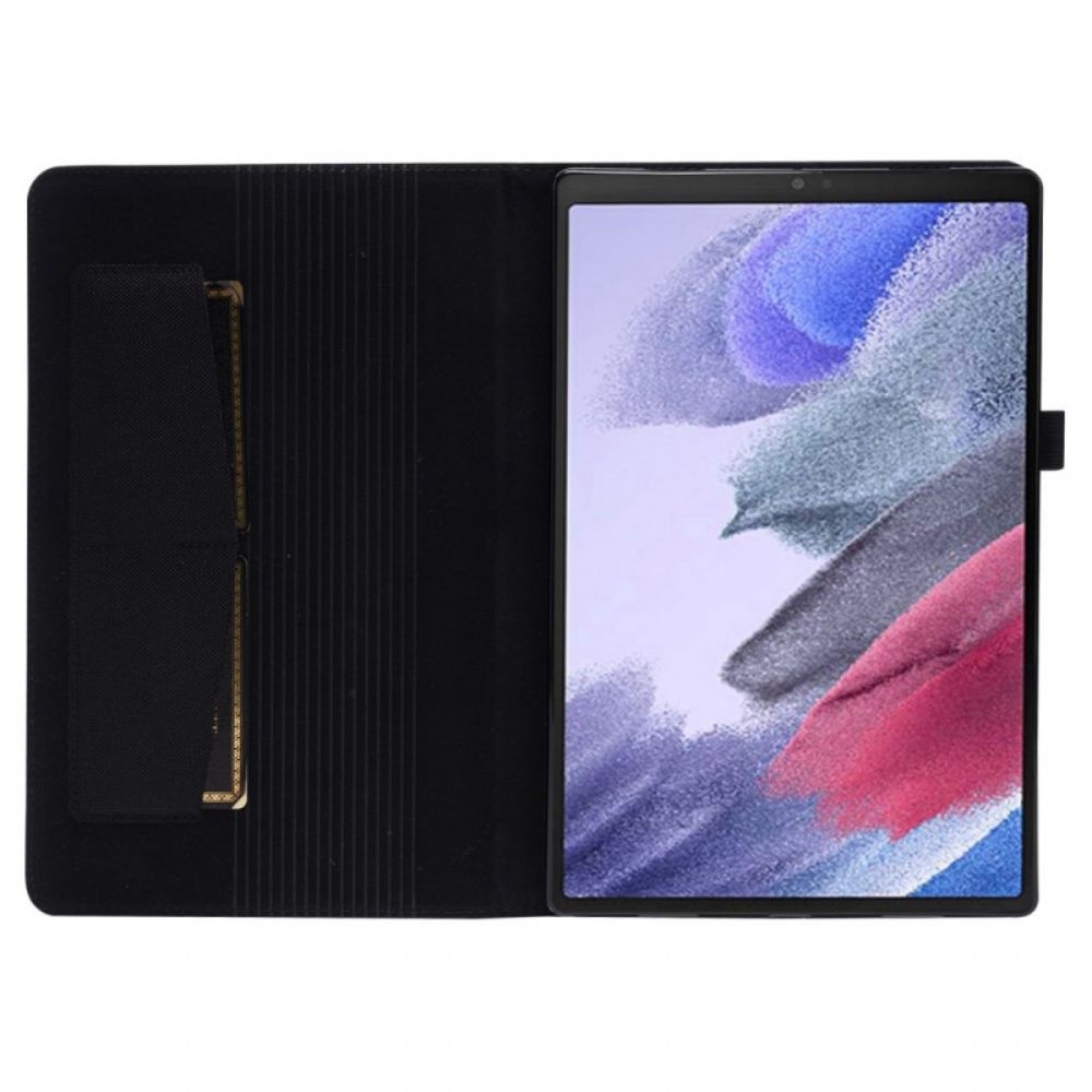 Case Für Samsung Galaxy Tab A8 Gewebte Textur