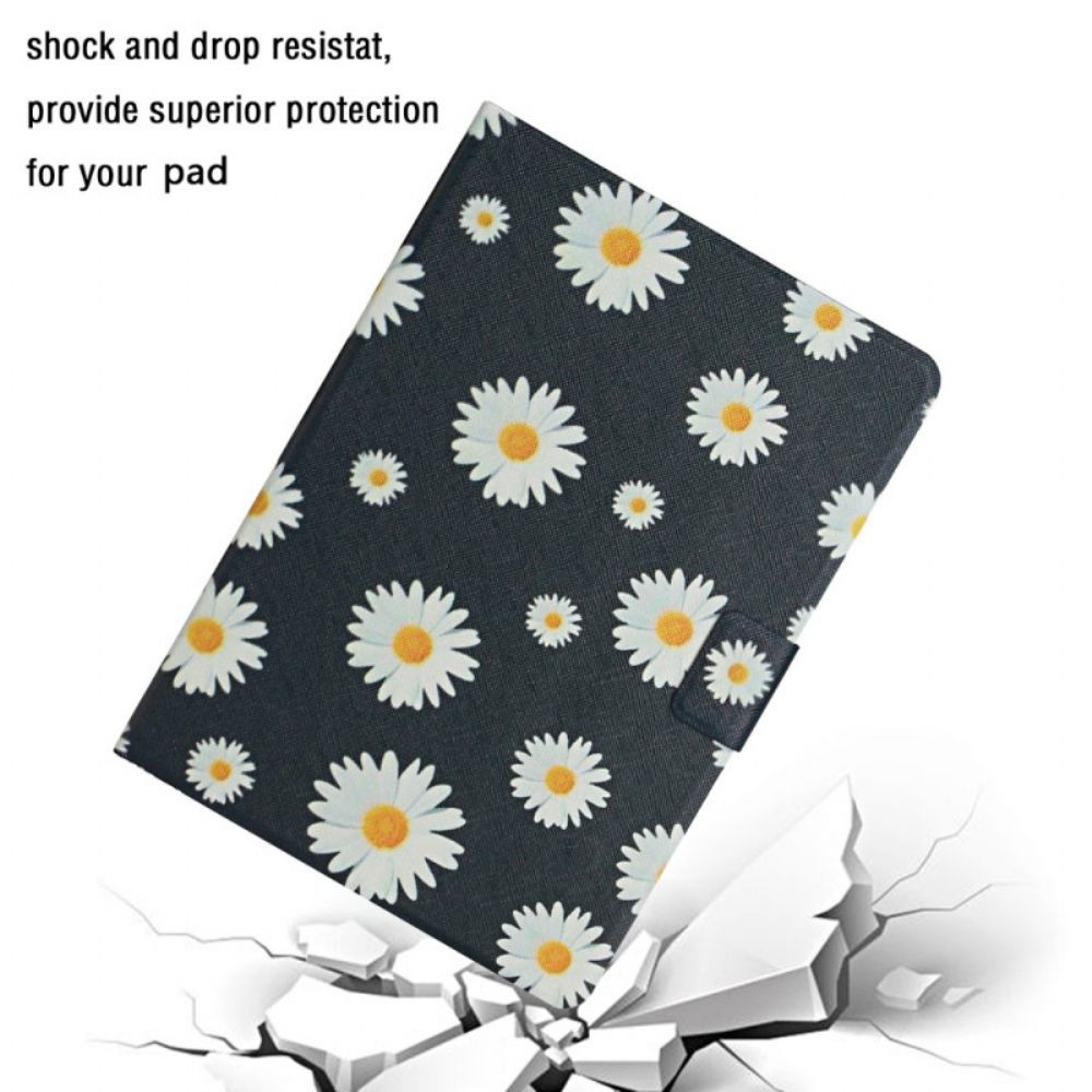 Flip Case Für Samsung Galaxy Tab A8 Blumen Blumen Blumen