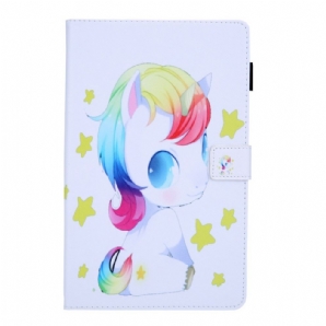 Flip Case Für Samsung Galaxy Tab A8 Einhorn