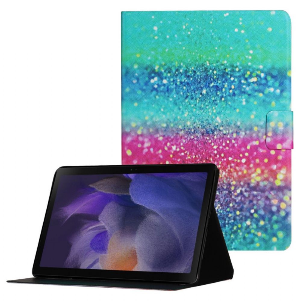 Flip Case Für Samsung Galaxy Tab A8 Element Pailletten