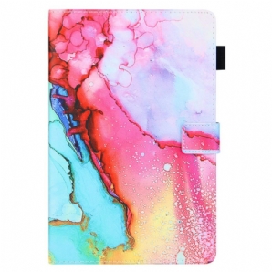 Flip Case Für Samsung Galaxy Tab A8 Marmor-stil