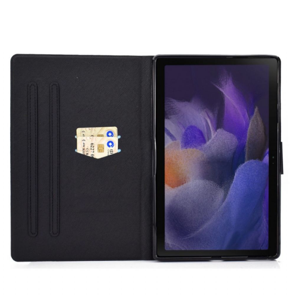 Flip Case Für Samsung Galaxy Tab A8 Musiknotizen