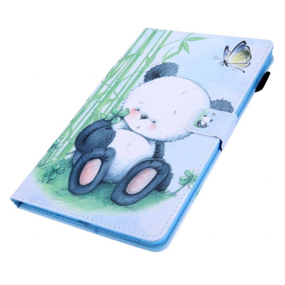 Flip Case Für Samsung Galaxy Tab A8 Panda In Der Natur