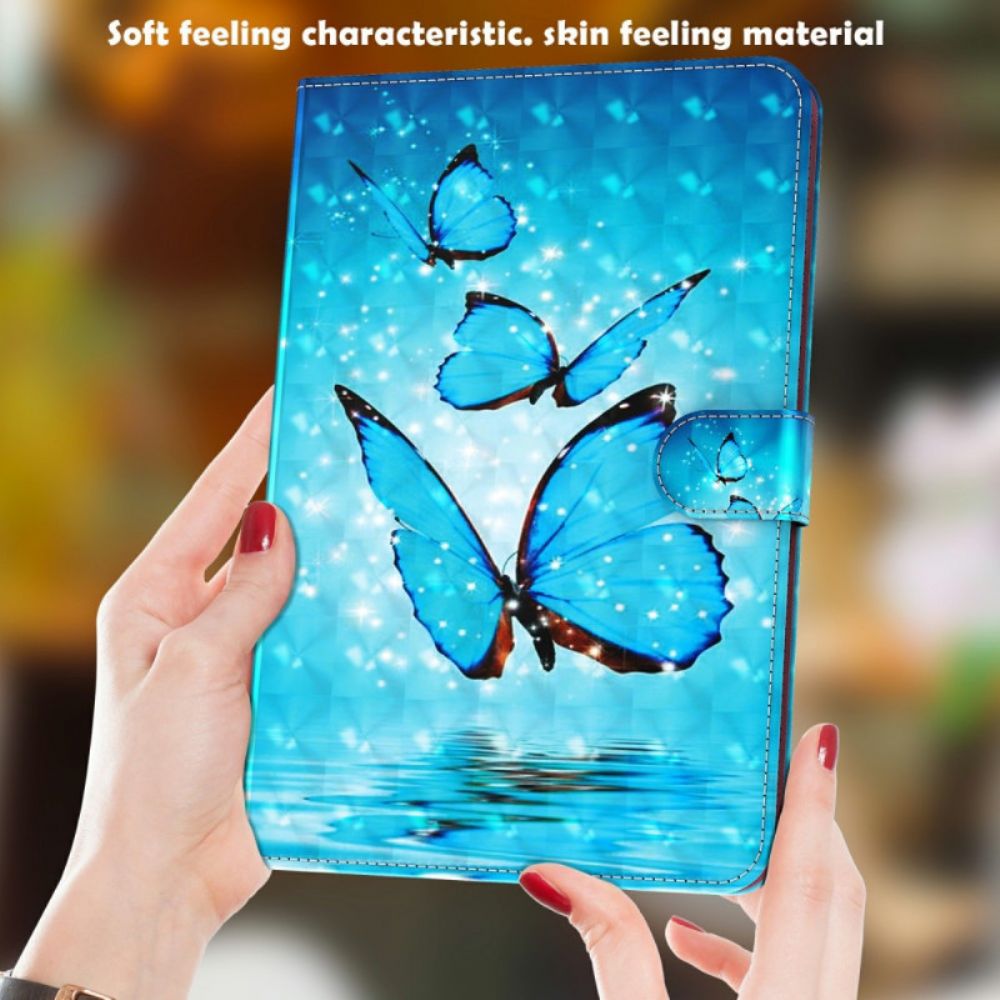 Flip Case Für Samsung Galaxy Tab A8 Schmetterlinge