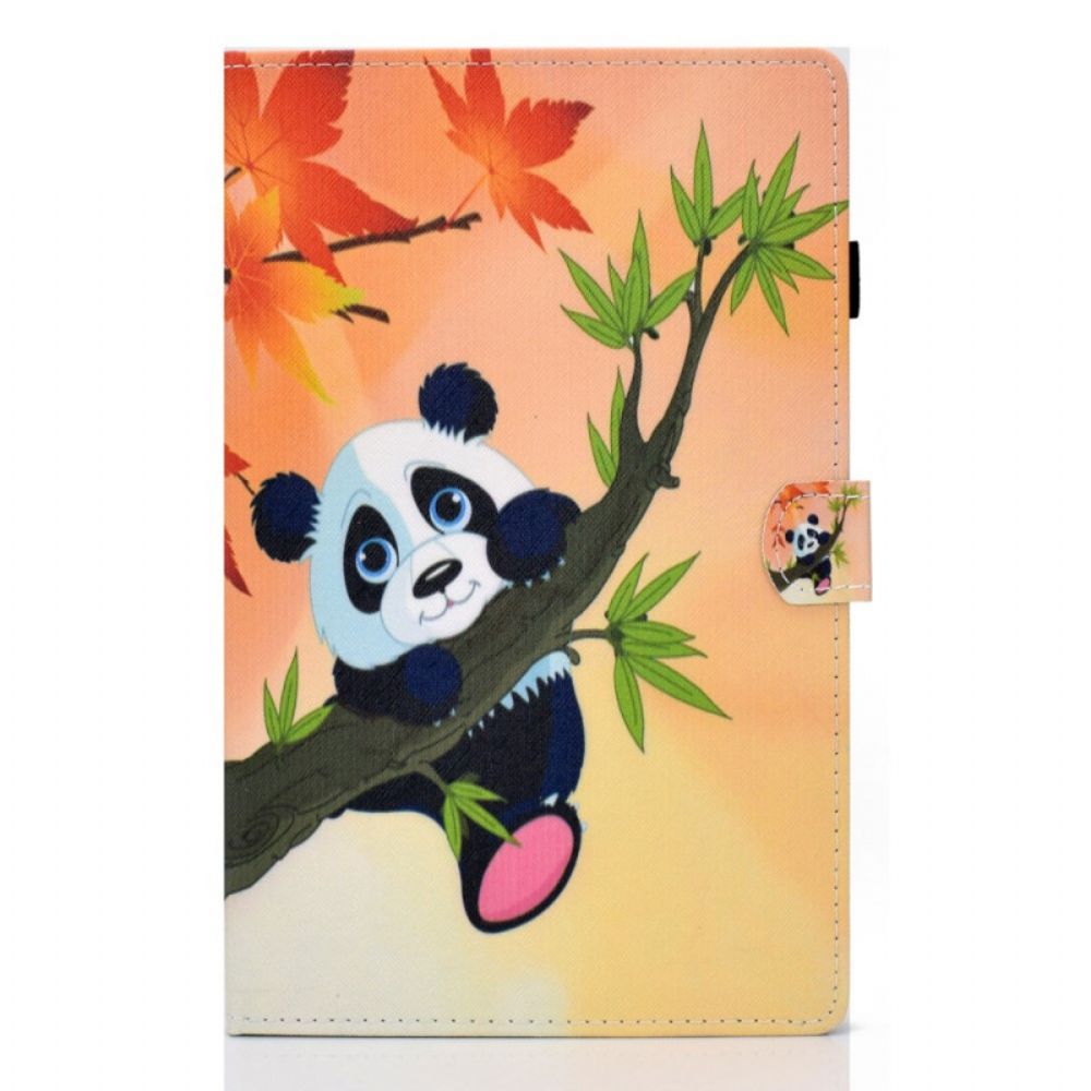 Flip Case Für Samsung Galaxy Tab A8 Süßer Panda