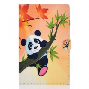 Flip Case Für Samsung Galaxy Tab A8 Süßer Panda