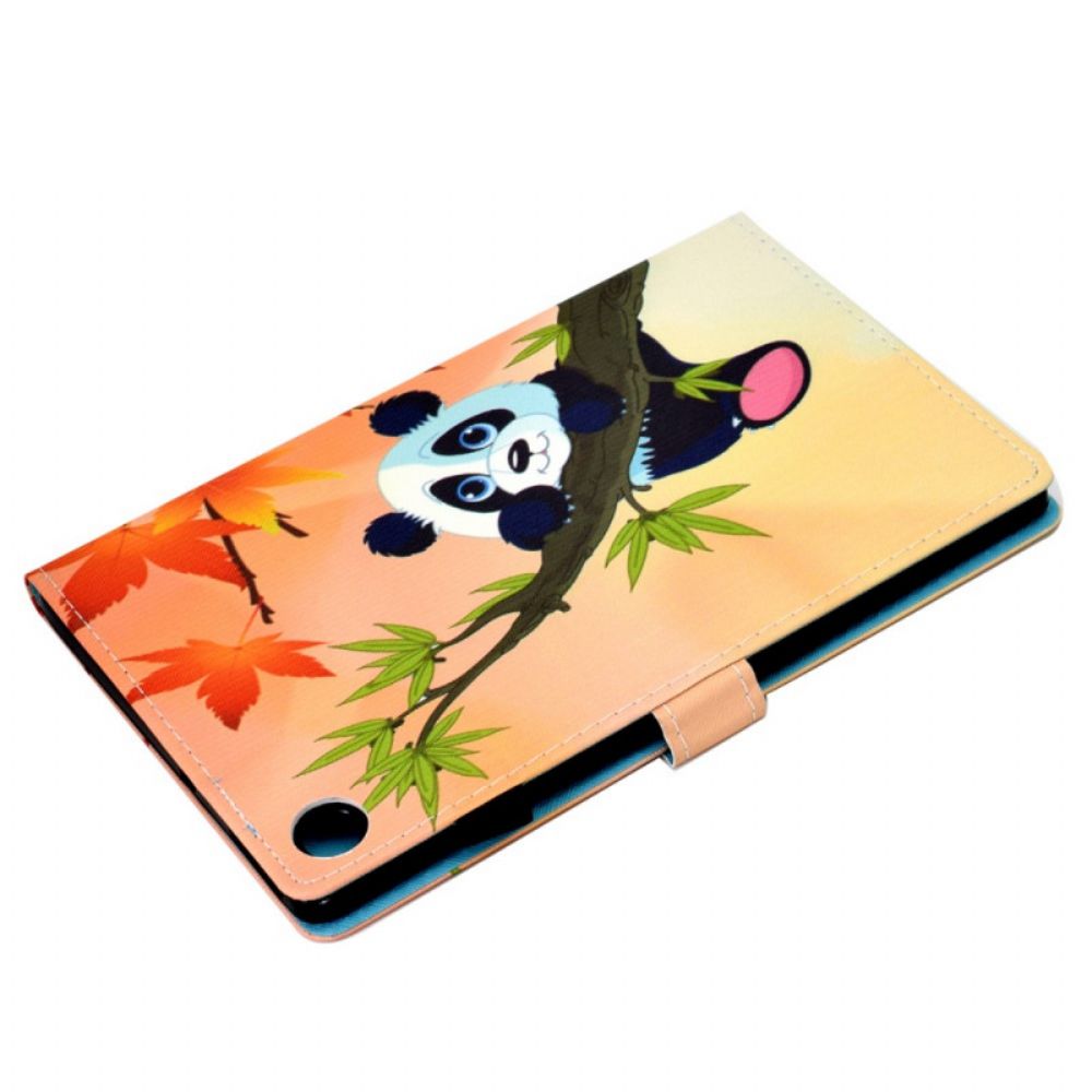 Flip Case Für Samsung Galaxy Tab A8 Süßer Panda