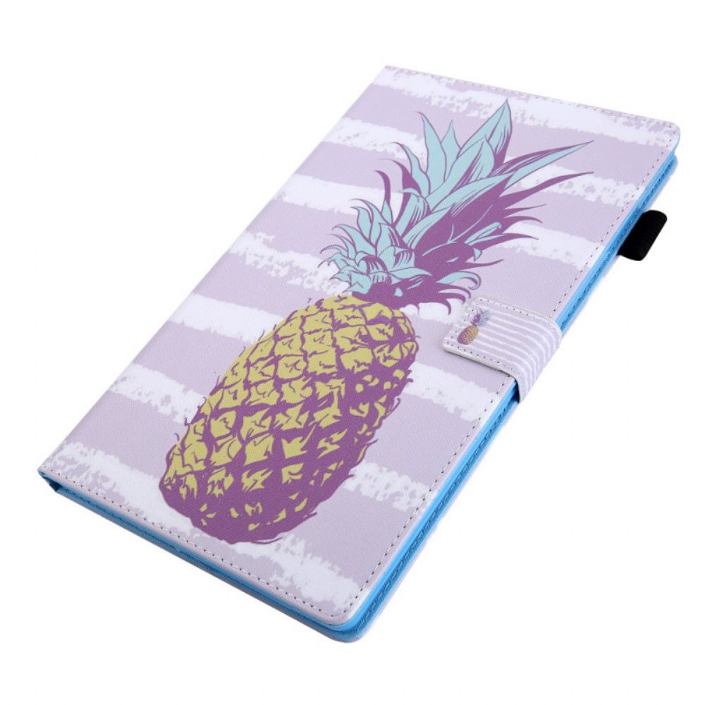 Lederhüllen Für Samsung Galaxy Tab A8 Ananas-design