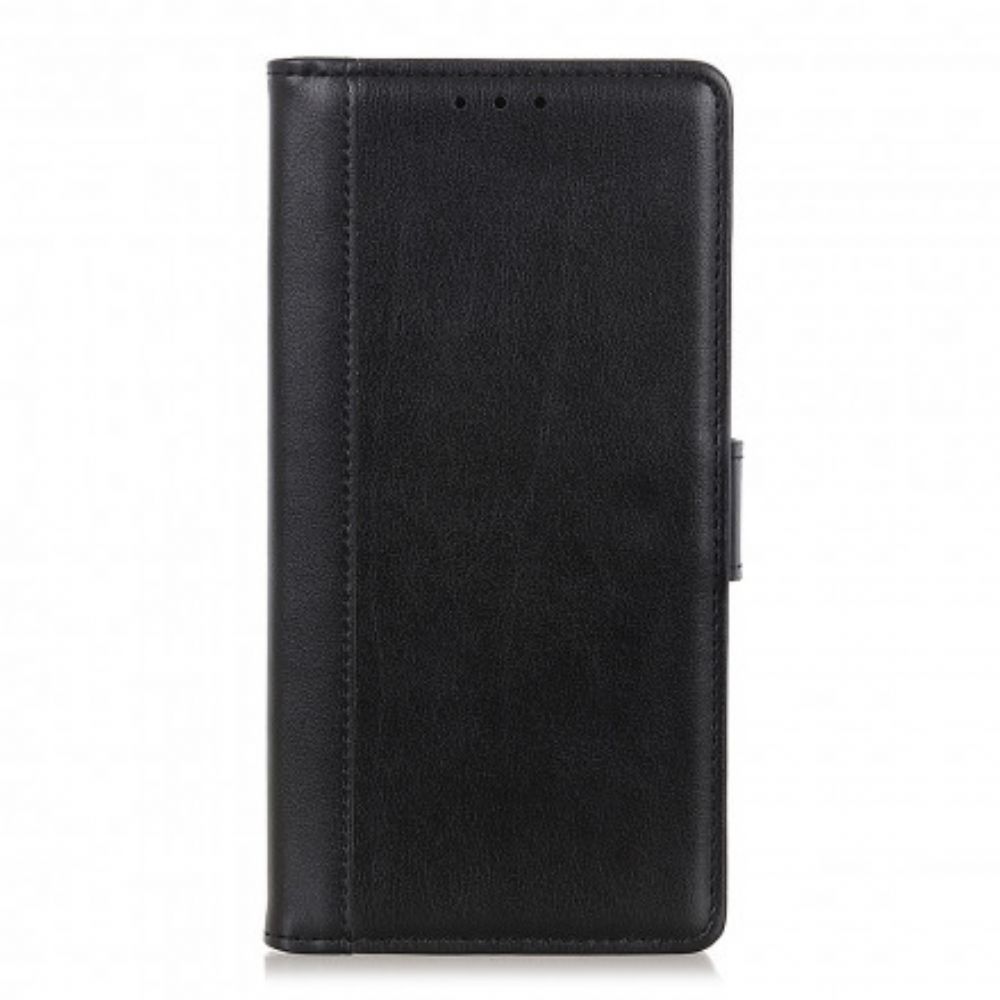 Flip Case Für Xiaomi Mi Note 10 Lite Version Aus Spaltleder