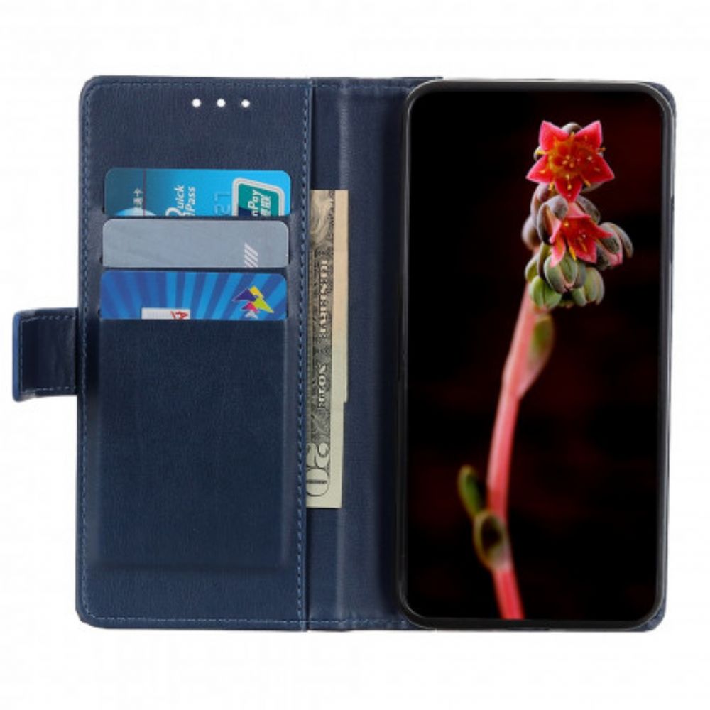 Flip Case Für Xiaomi Mi Note 10 Lite Version Aus Spaltleder