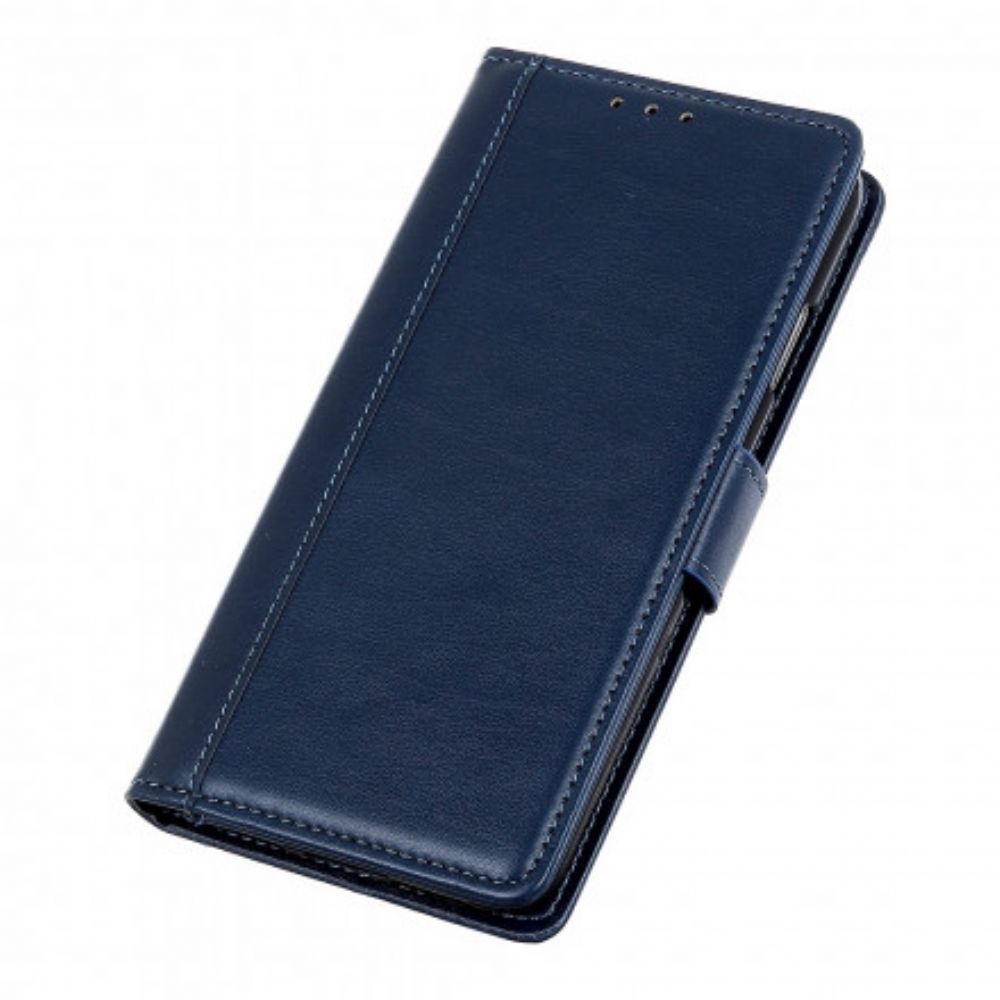 Flip Case Für Xiaomi Mi Note 10 Lite Version Aus Spaltleder