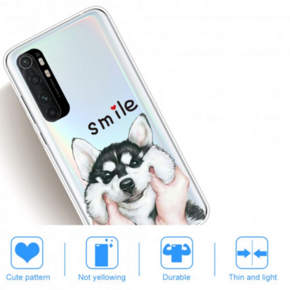 Hülle Für Xiaomi Mi Note 10 Lite Lächle Hund