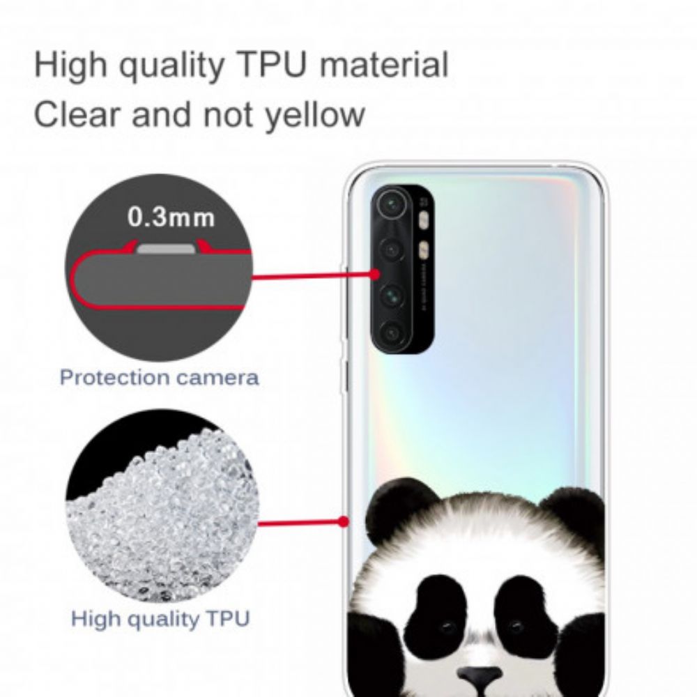 Hülle Für Xiaomi Mi Note 10 Lite Transparenter Panda