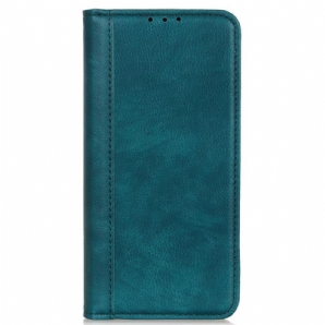 Flip Case Für OnePlus Nord 2T 5G Spaltleder