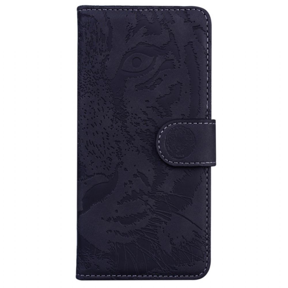 Flip Case Für OnePlus Nord 2T 5G Tigermuster