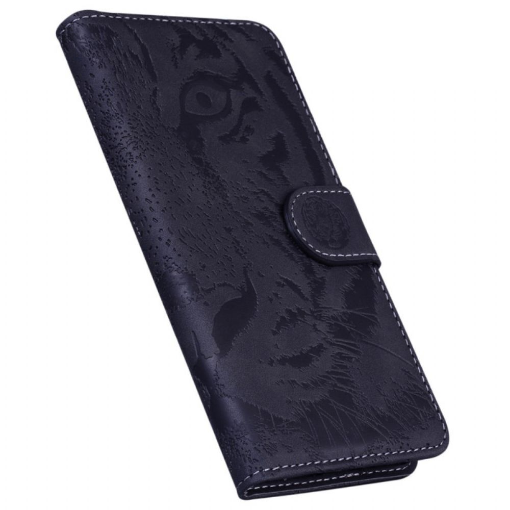 Flip Case Für OnePlus Nord 2T 5G Tigermuster