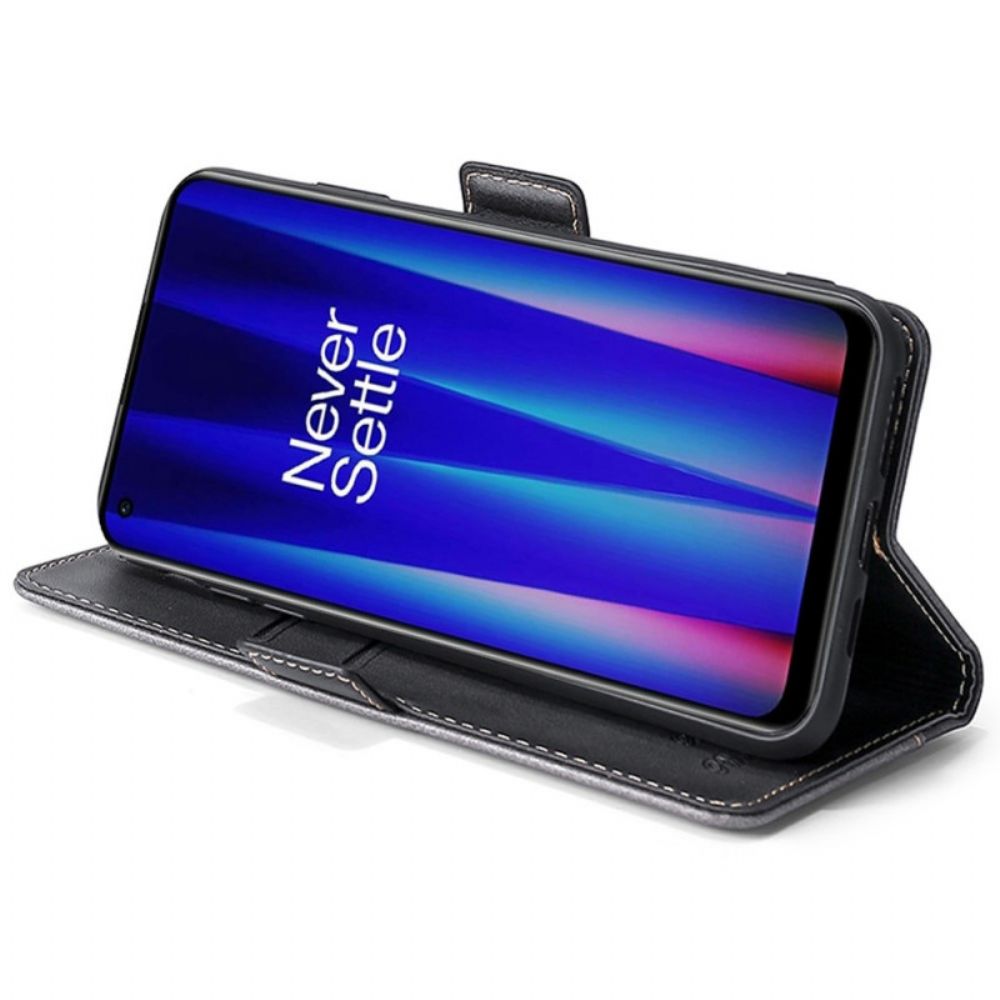 Flip Case Für OnePlus Nord 2T 5G Zweifarbig