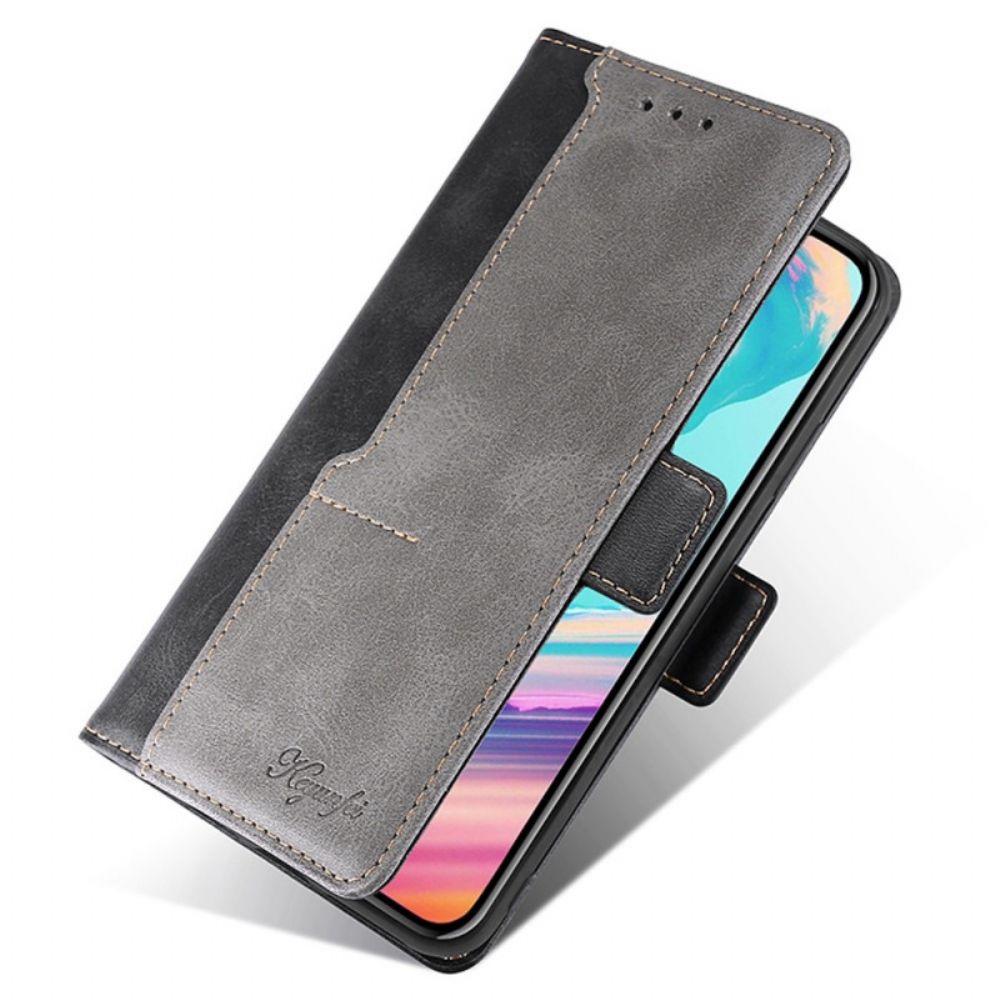 Flip Case Für OnePlus Nord 2T 5G Zweifarbig