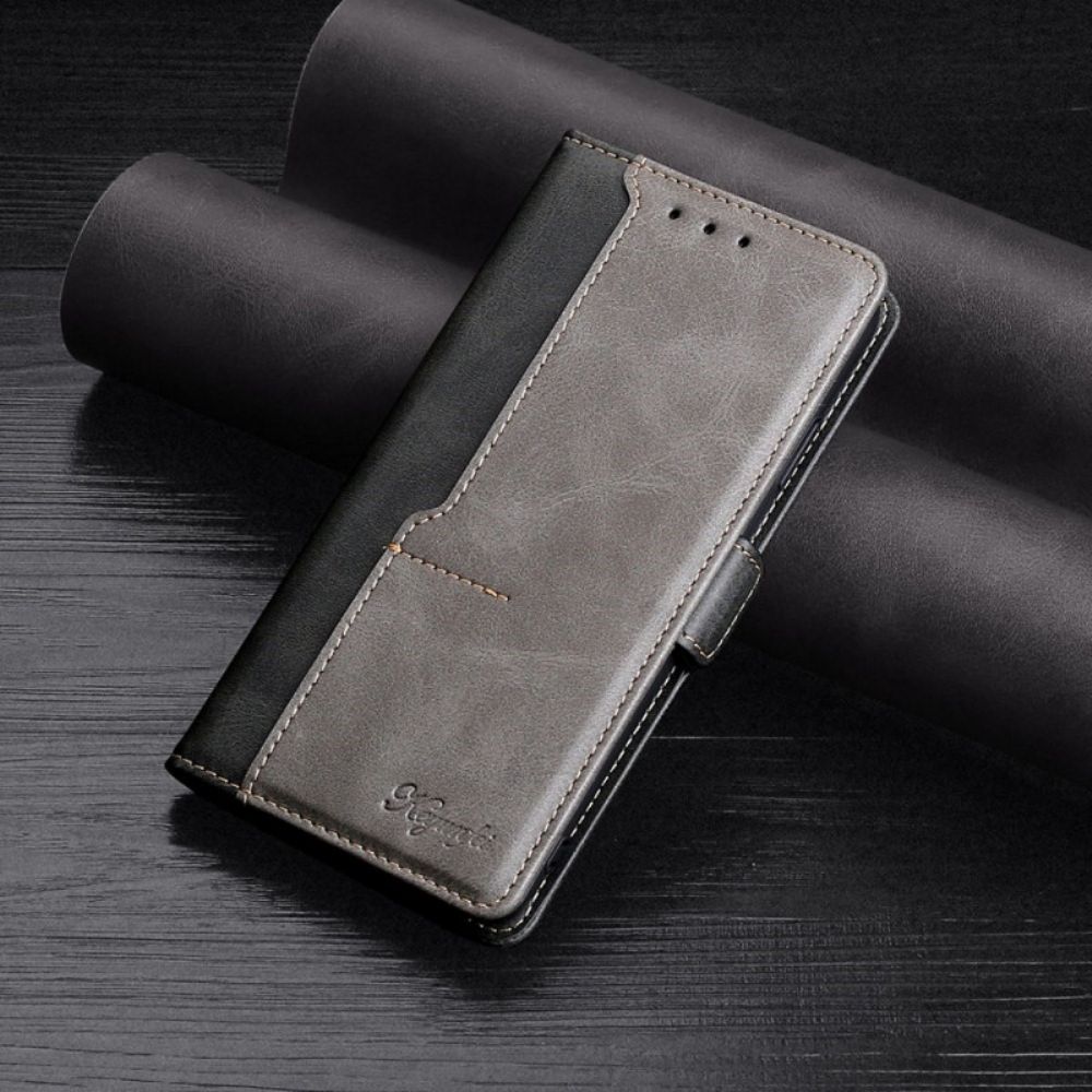 Flip Case Für OnePlus Nord 2T 5G Zweifarbig